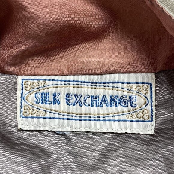 SILK EXCHANGE Women Jacket Size L Multicolor Lightweight Zip Front Long Sleeve - Picture 15 of 15